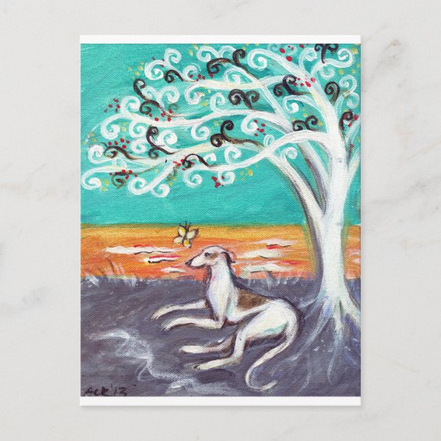 Graceful Greyhound Postcard (Front)