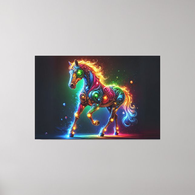 Graceful Horse Canvas Print (Front)