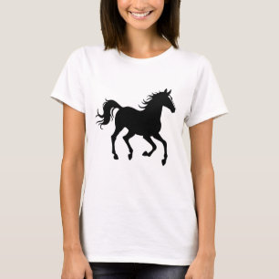 Graceful Horse Silhouette in Motion T-Shirt