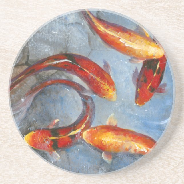 Graceful Koi I Coaster (Front)