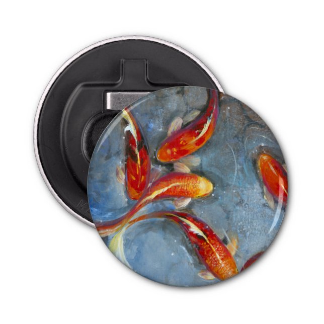 Graceful Koi II Bottle Opener (Front)