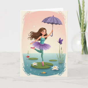 Graceful Lily Birthday Card