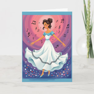 Graceful Mothers Day Dance Card