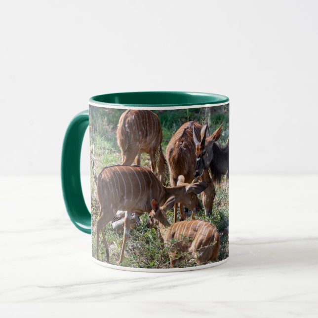 Graceful Nyala – African Nature Mug (Front Left)