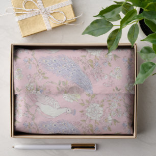 Graceful Peacock ornament Tissue Paper