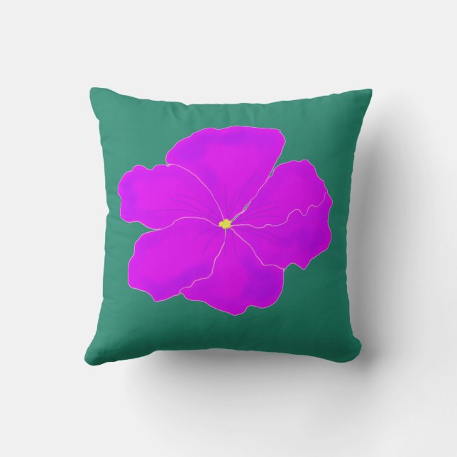 Graceful Purple Cushion (Back)