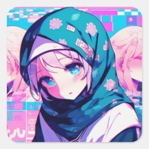 Graceful Resolve Square Sticker