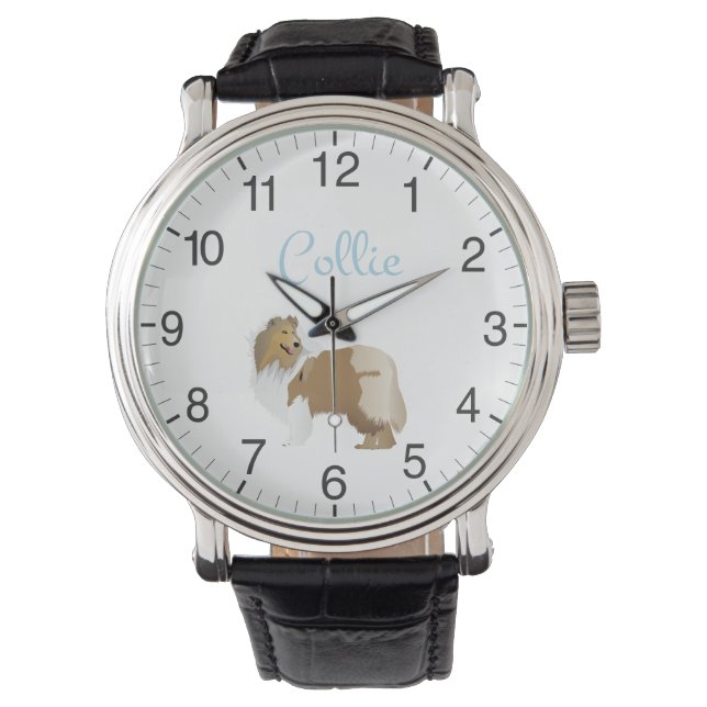 Graceful Rough Collie Watch (Front)