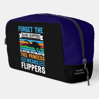 Graceful Scuba Diver in Underwater Bliss Dopp Kit