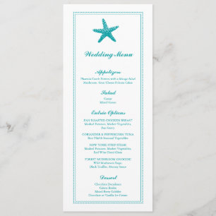 Graceful Starfish   Wedding Menu