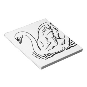 Graceful Swan Notepad