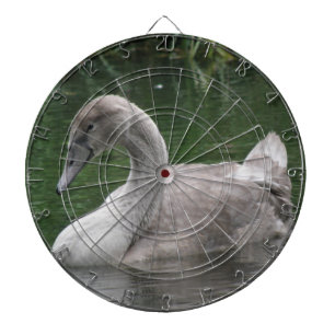 Graceful Swan on the Water Dart Board
