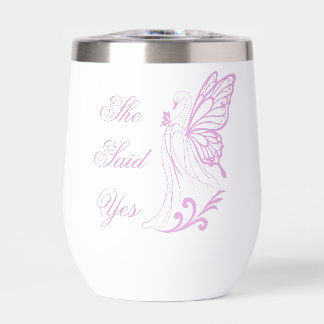 Graceful swan with butterfly wings