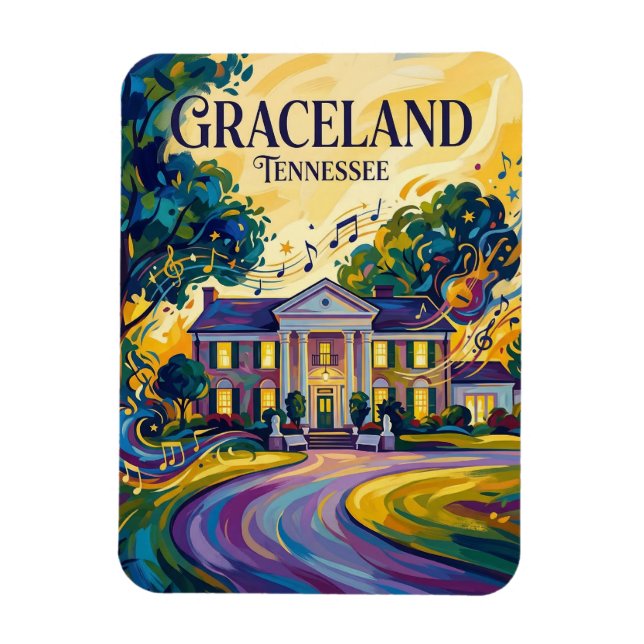 Graceland Tennessee Magnet (Vertical)