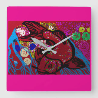 Grace's Harmony Square Wall Clock
