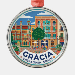 Gràcia Spain Metal Tree Decoration