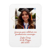 Gracias Mi Graduación con Foto Recuerdo