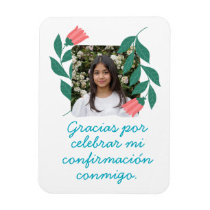 Gracias por Celebrar Mi Confirmación con Foto  Magnet