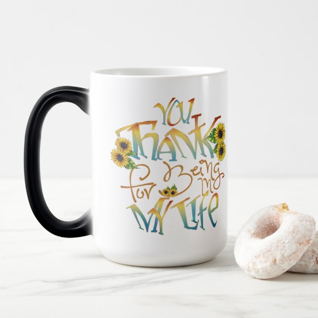 Gracias por estar en mi vida magic mug (With Donut)