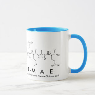 Gracie-Mae peptide name mug