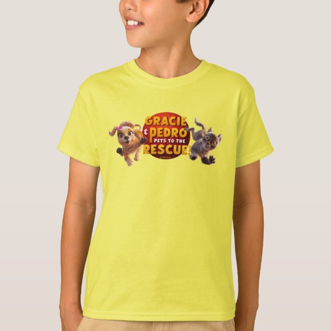 Gracie & Pedro Adventure Awaits T-Shirt (Front)