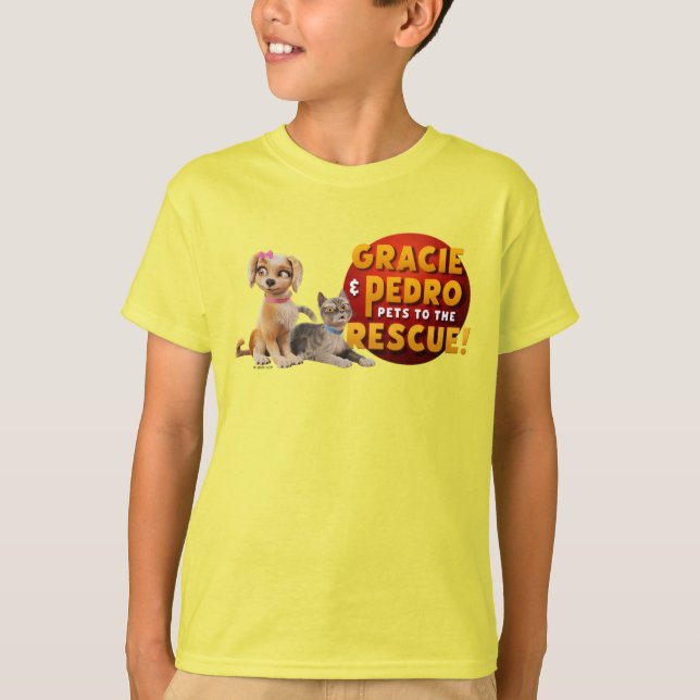 Gracie & Pedro Dynamic Duo T-Shirt (Front)