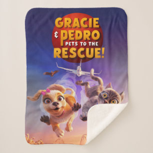 Gracie & Pedro: Pets to the Rescue! Sherpa Blanket
