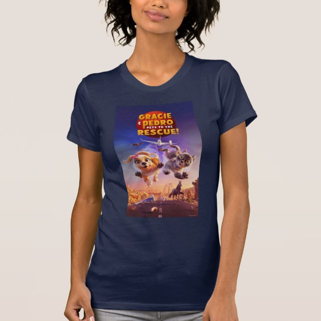 Gracie & Pedro: Pets to the Rescue! T-Shirt (Front)