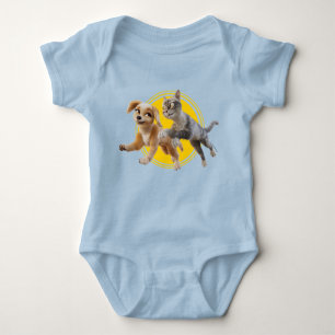 Gracie & Pedro Unleashed Baby Bodysuit