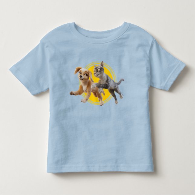 Gracie & Pedro Unleashed Toddler T-Shirt (Front)