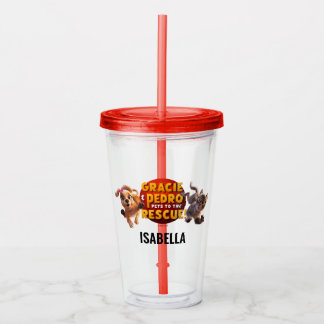 Gracie & Pedro Watch Party Favour Acrylic Tumbler
