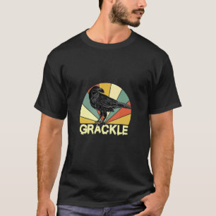 Grackle Bird Retro Animal Vintage Animal T-Shirt