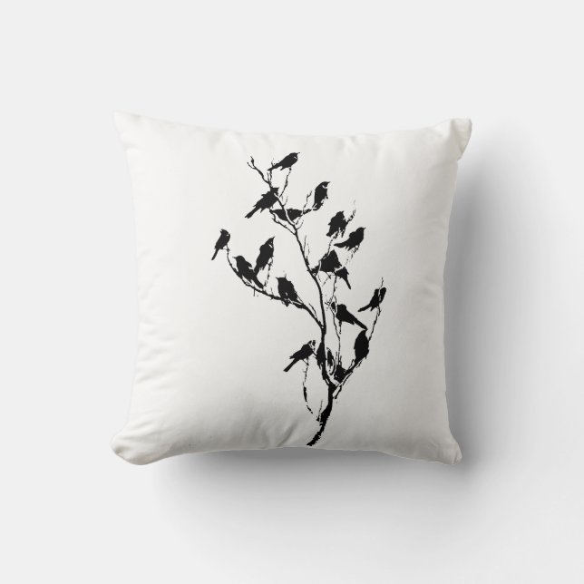 Grackle Shadows Cushion (Front)