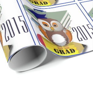 Grad 2015 wrapping paper