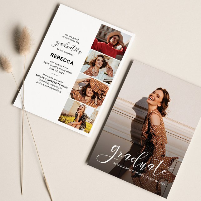 Grad 2025 Photos Graduation Announcement (Creator Uploaded)