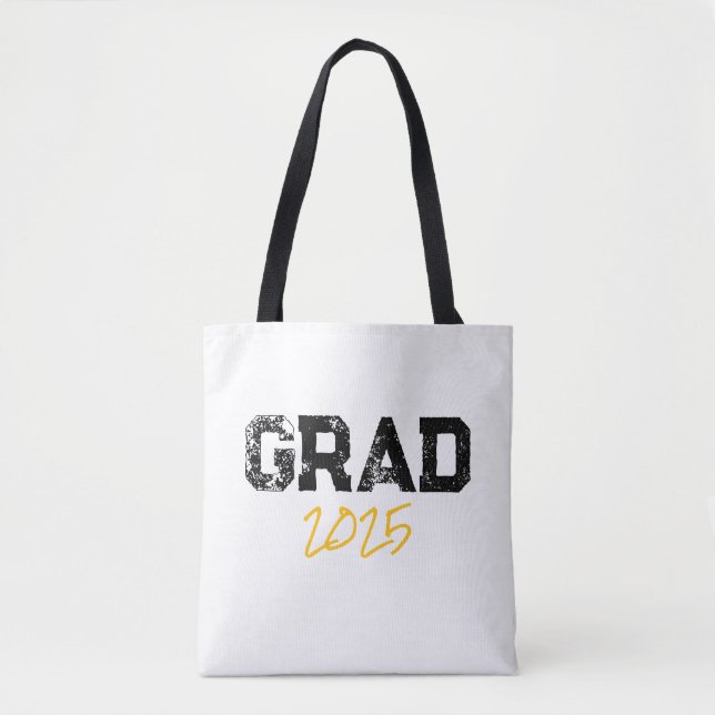 GRAD 2025 School Colours Senior Fun Tote Bag (Front)