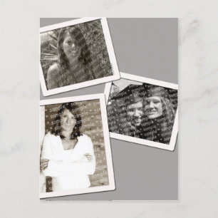 Grad 3 photo frame postcard