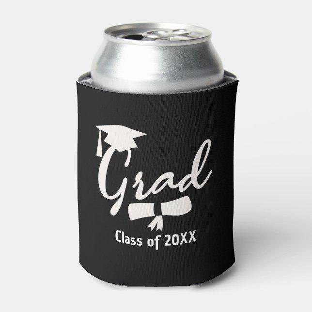 Grad Beer Cooler - Personalised Year Can Cooler (Can Front)