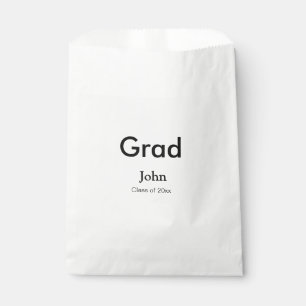 grad boy add name congrats date year text favour bags