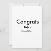grad boy add name congrats date year text