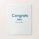 grad boy add name congrats date year text jigsaw puzzle<br><div class="desc">design</div>