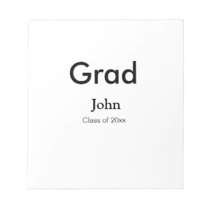 grad boy add name congrats date year text notepad