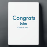 grad boy add name congrats date year text plaque<br><div class="desc">design</div>