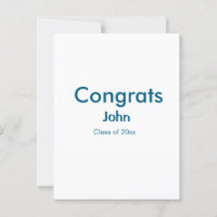 grad boy add name congrats date year text