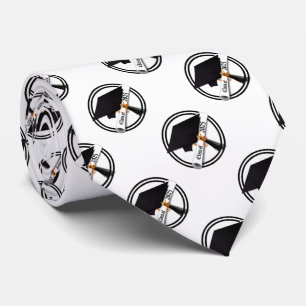 Grad Cap Diploma Class of 2025 Graduation Tie