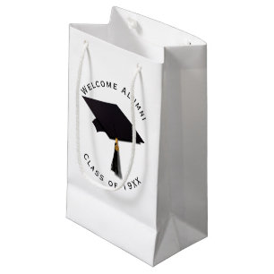 Grad Cap High School Class Reunion Small Gift Bag