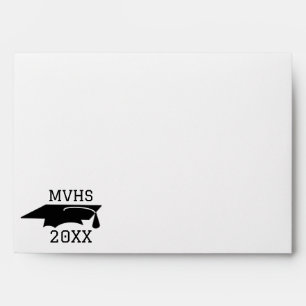 Grad Cap with Tassel Envelope