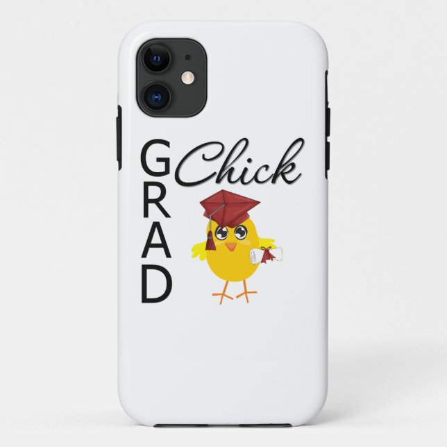 Grad Chick Case-Mate iPhone Case (Back)