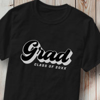 Grad Class Of 20XX Retro Vintage Simple Script 