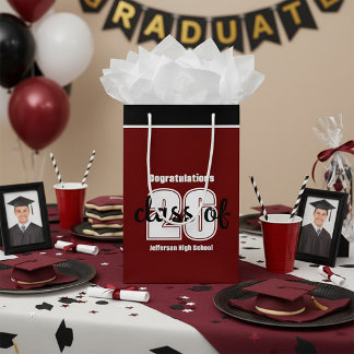 Grad class year custom senior   small gift bag